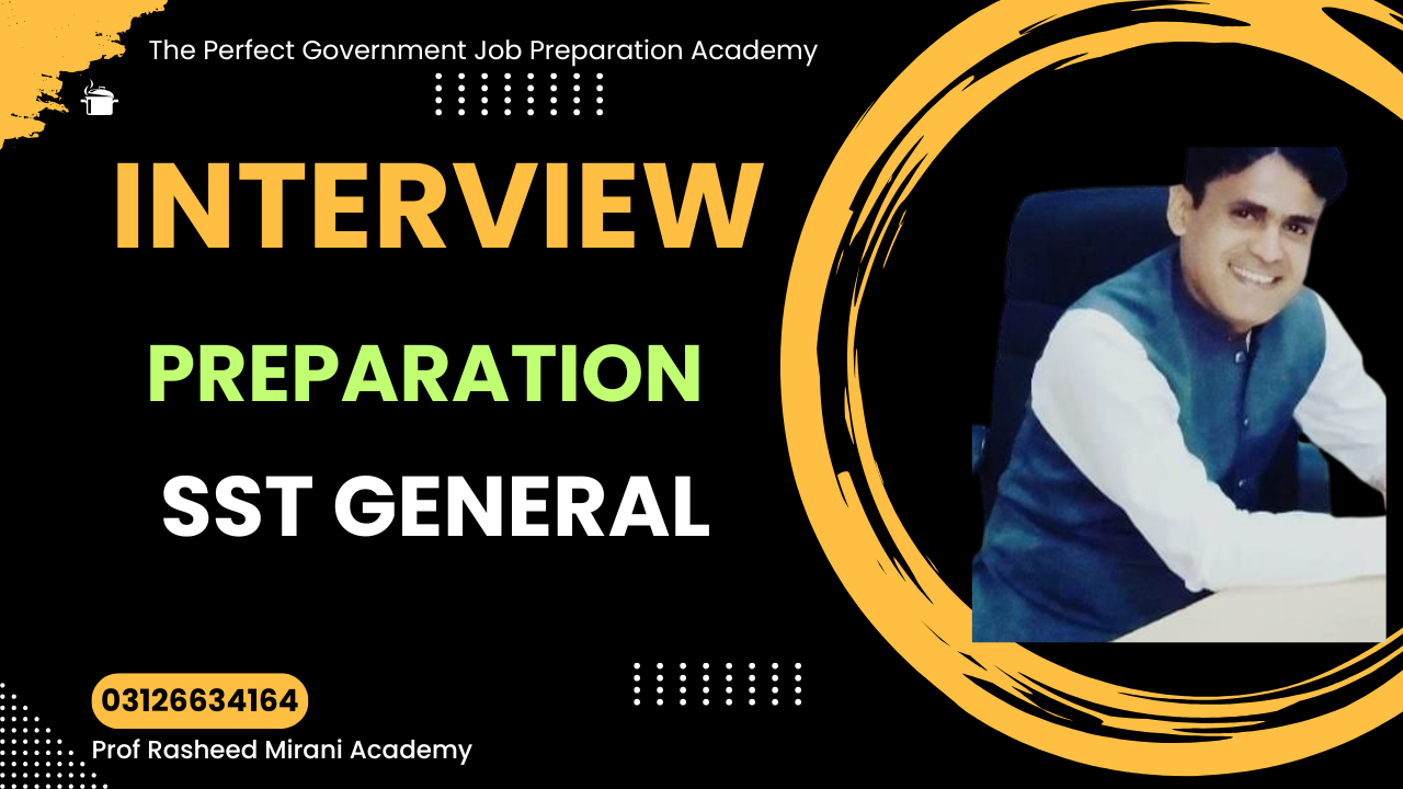 Interview Preparation for SST BPS-16 Science and General Category.